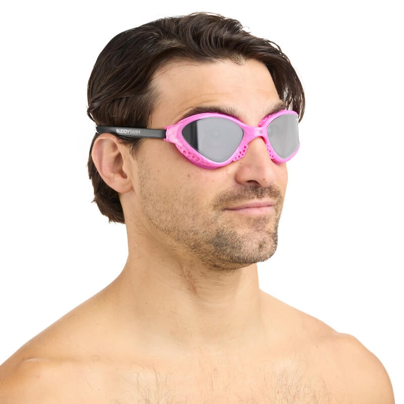 BUDDYSWIM Ozean Pink-Black/Smoke peldbrilles
