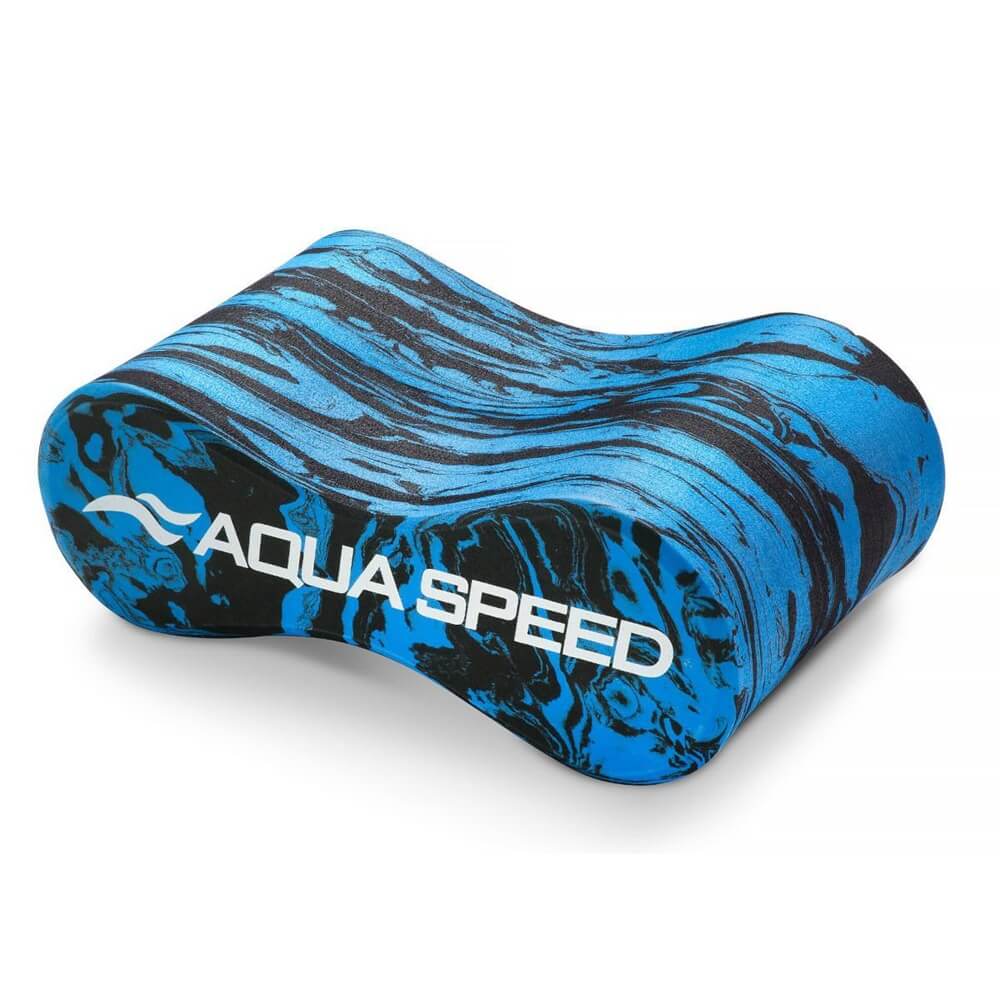 AQUA SPEED 4-Layers Swirl Pullbuoy Blue/Black