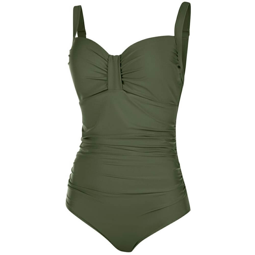 AQUA SPEED Olivia Khaki sieviešu peldkostīms