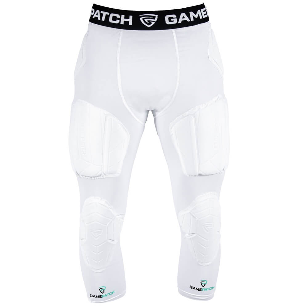 GAMEPATCH White 3/4 bikses ar polsterējumu