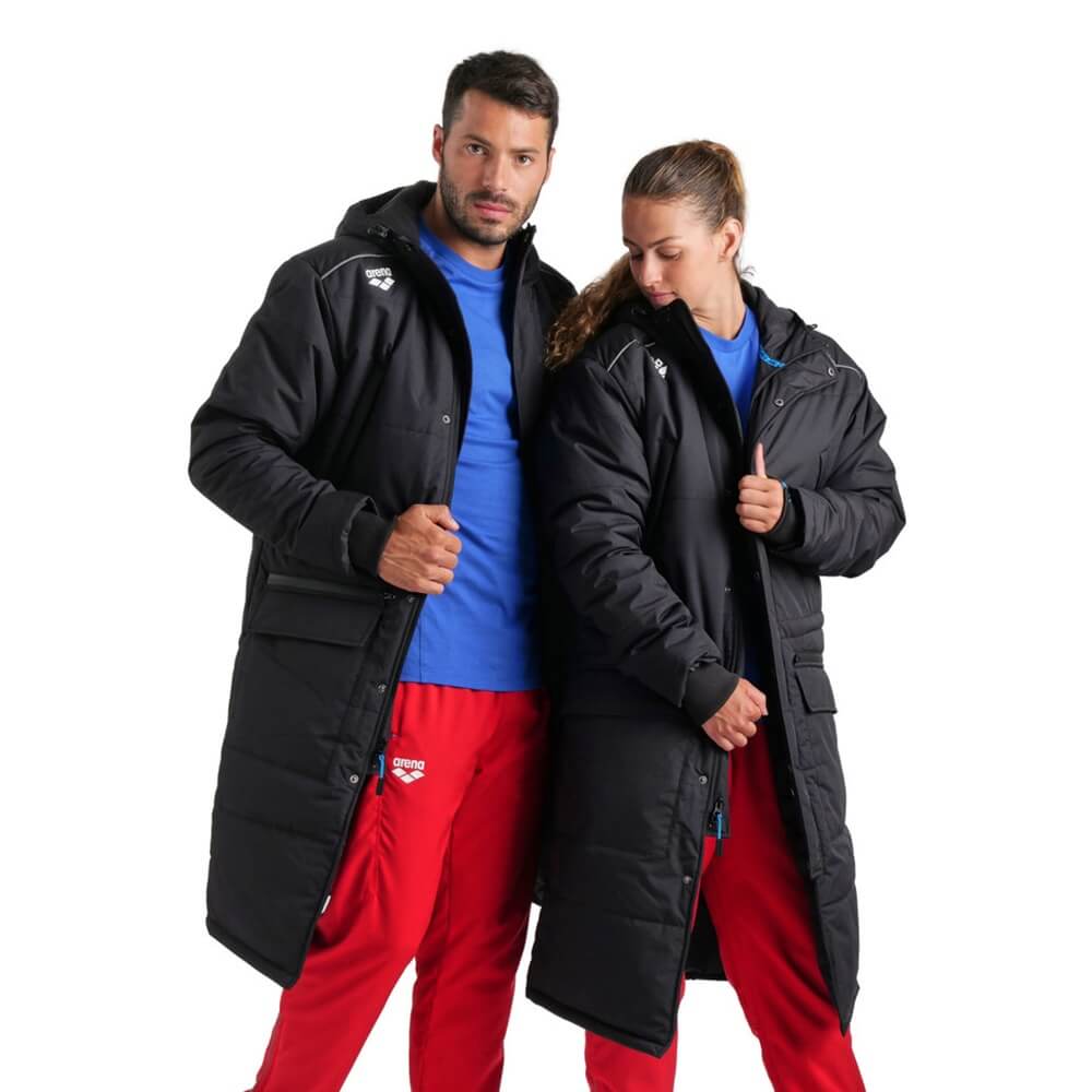 ARENA Team Parka Solid Black
