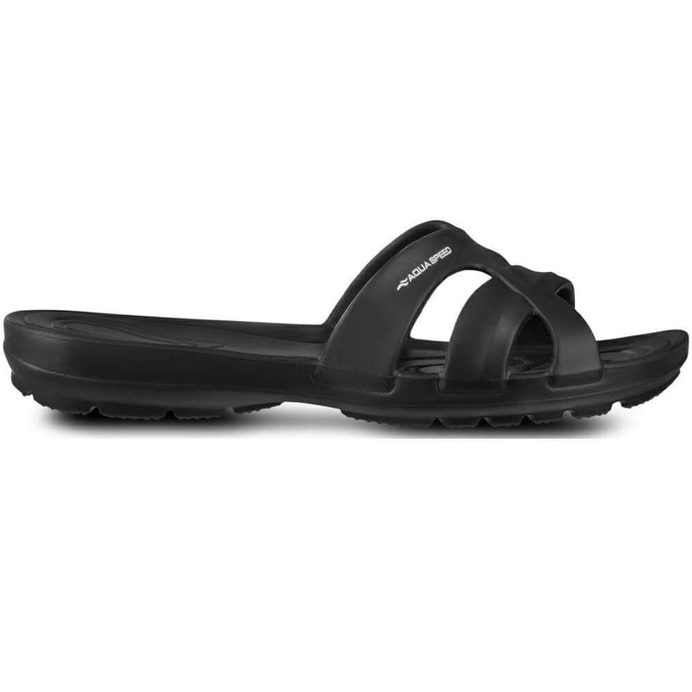 AQUA SPEED Panama Black sieviešu baseina čības