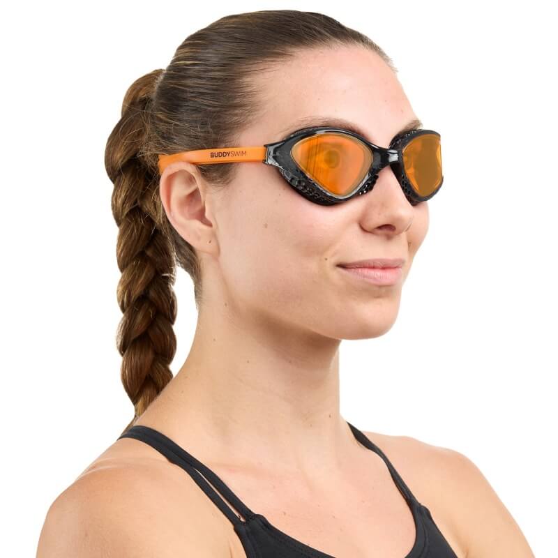 BUDDYSWIM Ozean Swim Goggles Black/Orange