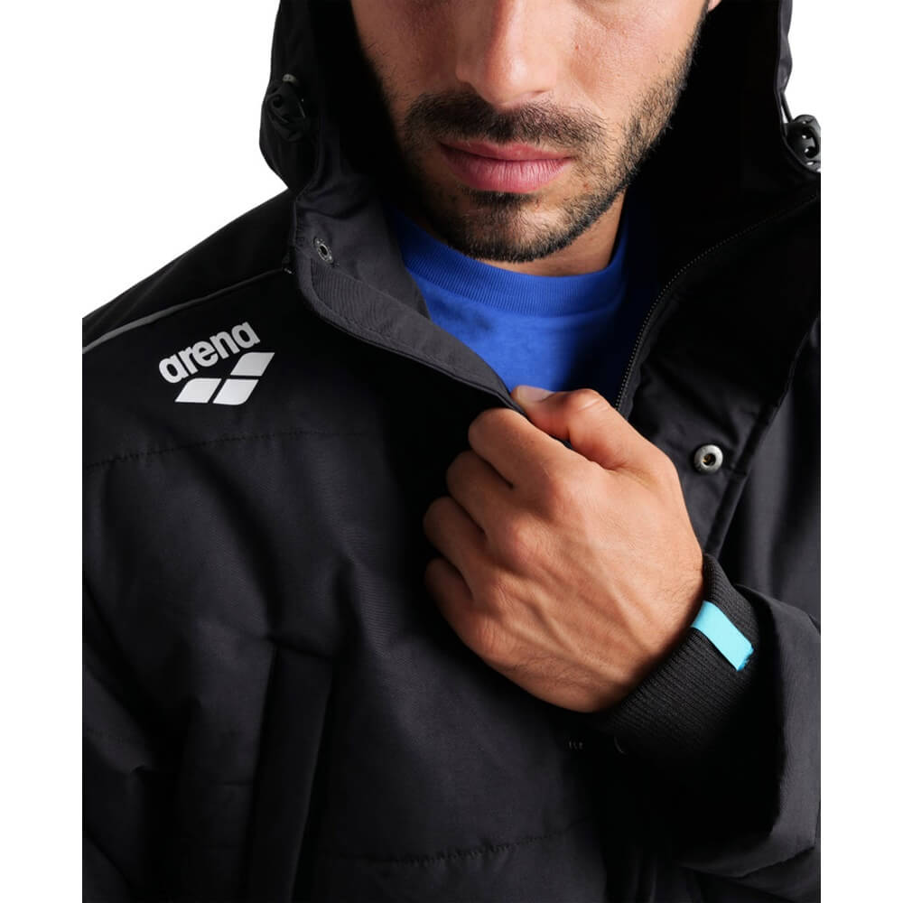 ARENA Team Parka Solid Black