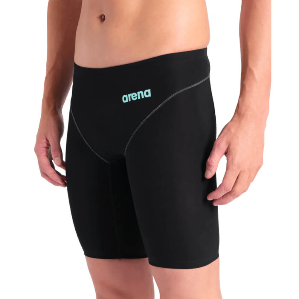 ARENA Powerskin Impulso Black/Teal vīriešu sacensību peldbikses