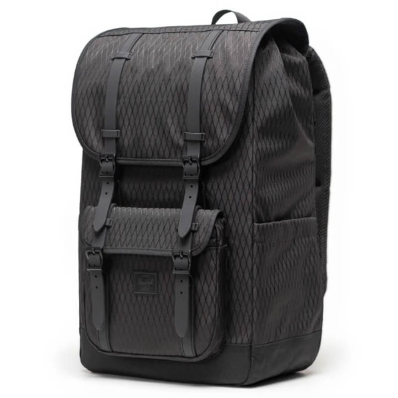 HERSCHEL Retreat Black Diamond/Black mugursoma