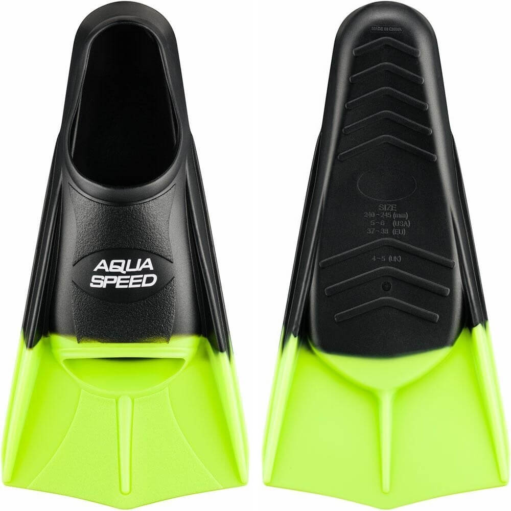 AQUA SPEED Training Fins Black/Green pleznas