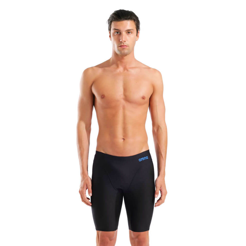 ARENA Swim Solid Black/Blue Cosmo vīriešu džammeri