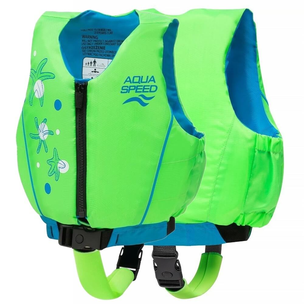 AQUA SPEED Swim Star Green/Blue peldēšanas veste bērniem