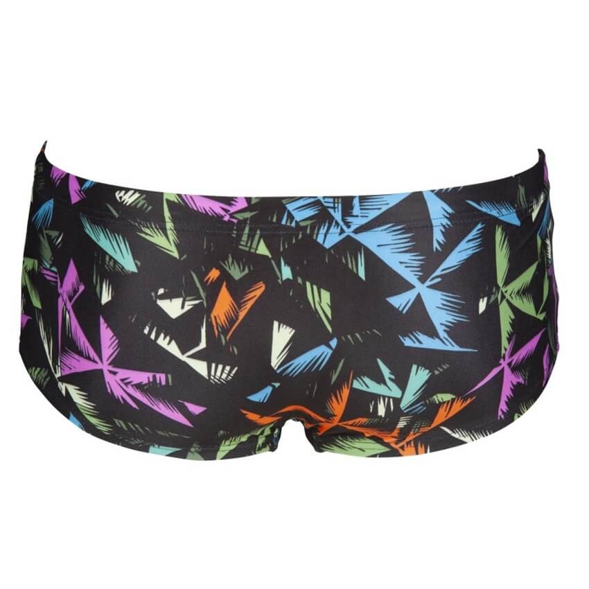 ARENA Multicolor Palms Low Waist Short Turquoise/Multi vīriešu peldbikses