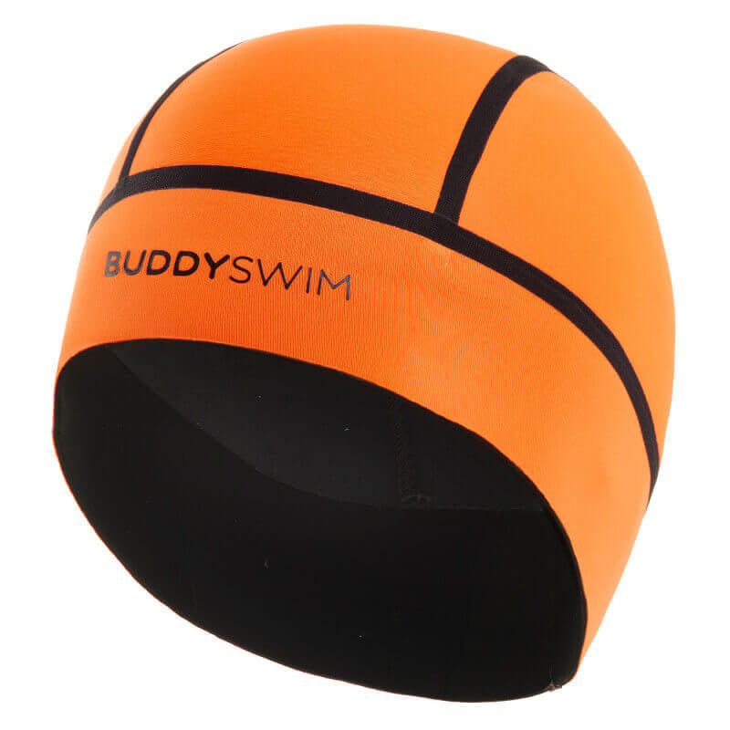 BUDDYSWIM  Strapless Trilaminate Warmth Orange neoprēna peldcepure