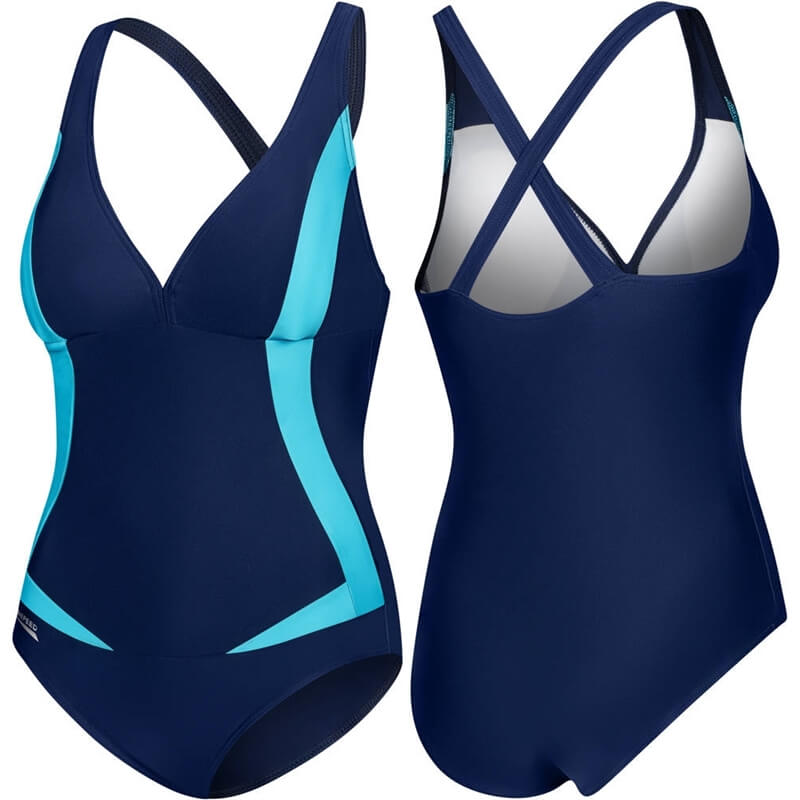 AQUA SPEED Greta Navy/Blue sieviešu peldkostīms