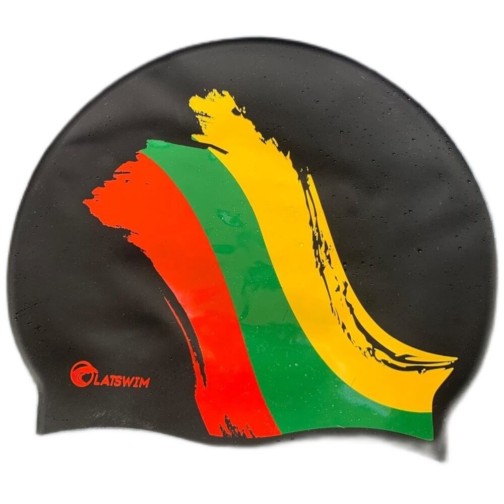 LATSWIM Team Lithuania Limited Edition silikona peldcepure