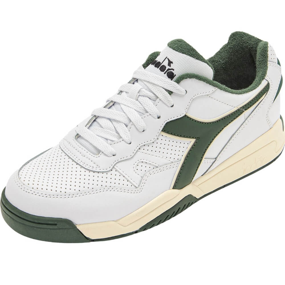 DIADORA Winner White/Fogliage Green snīkeri