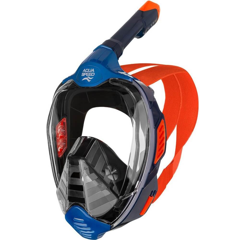 AQUA SPEED Veifa ZX Black/Blue pilnas sejas maska