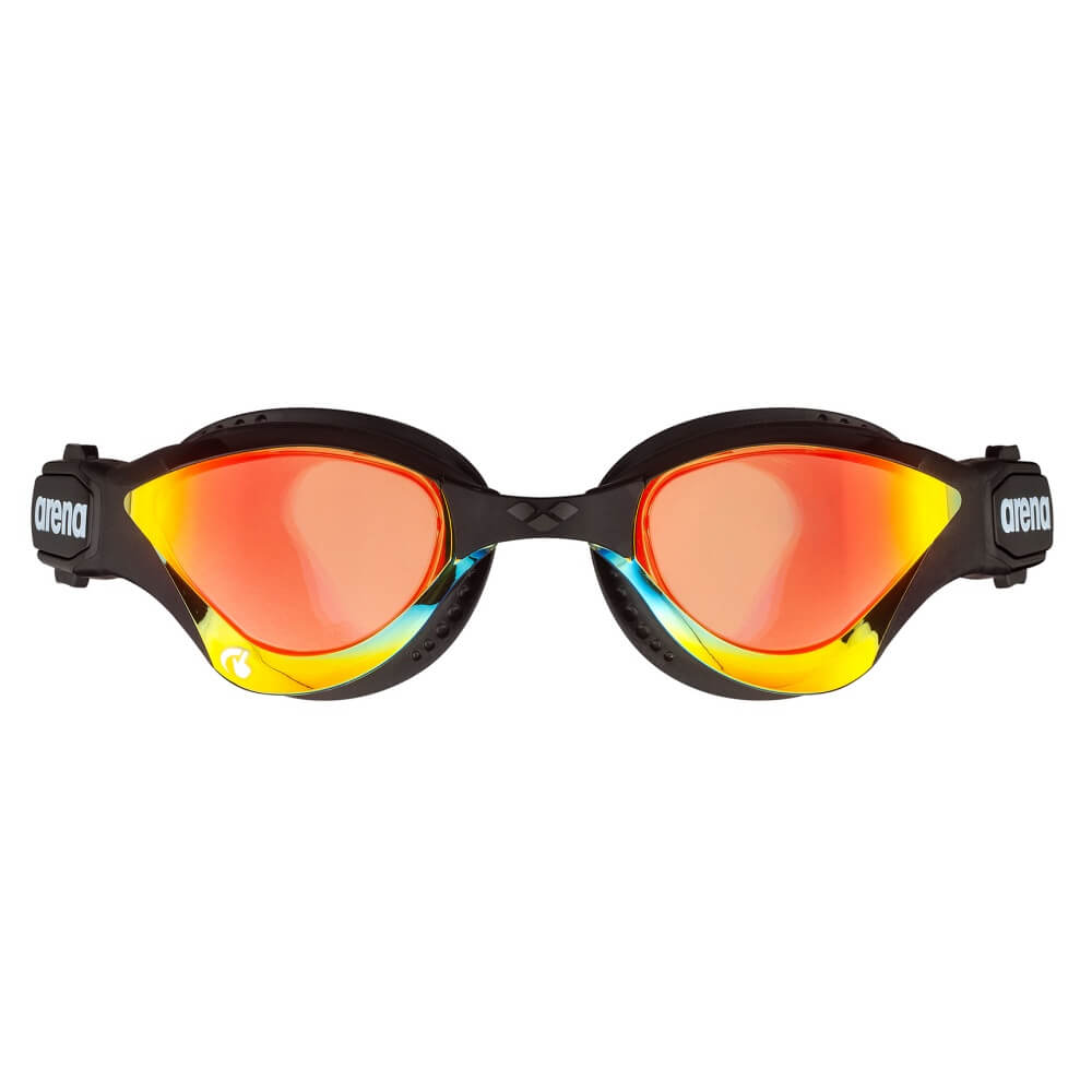 ARENA Cobra Tri Mirror Triathlon Swipe Yellow Copper/Black peldbrilles