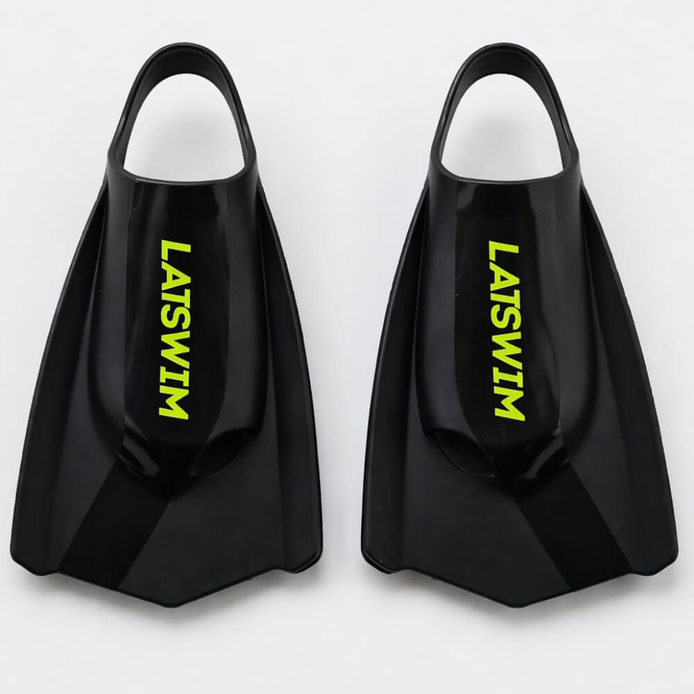 LATSWIM Elite X Fins Black/Neon Green pleznas