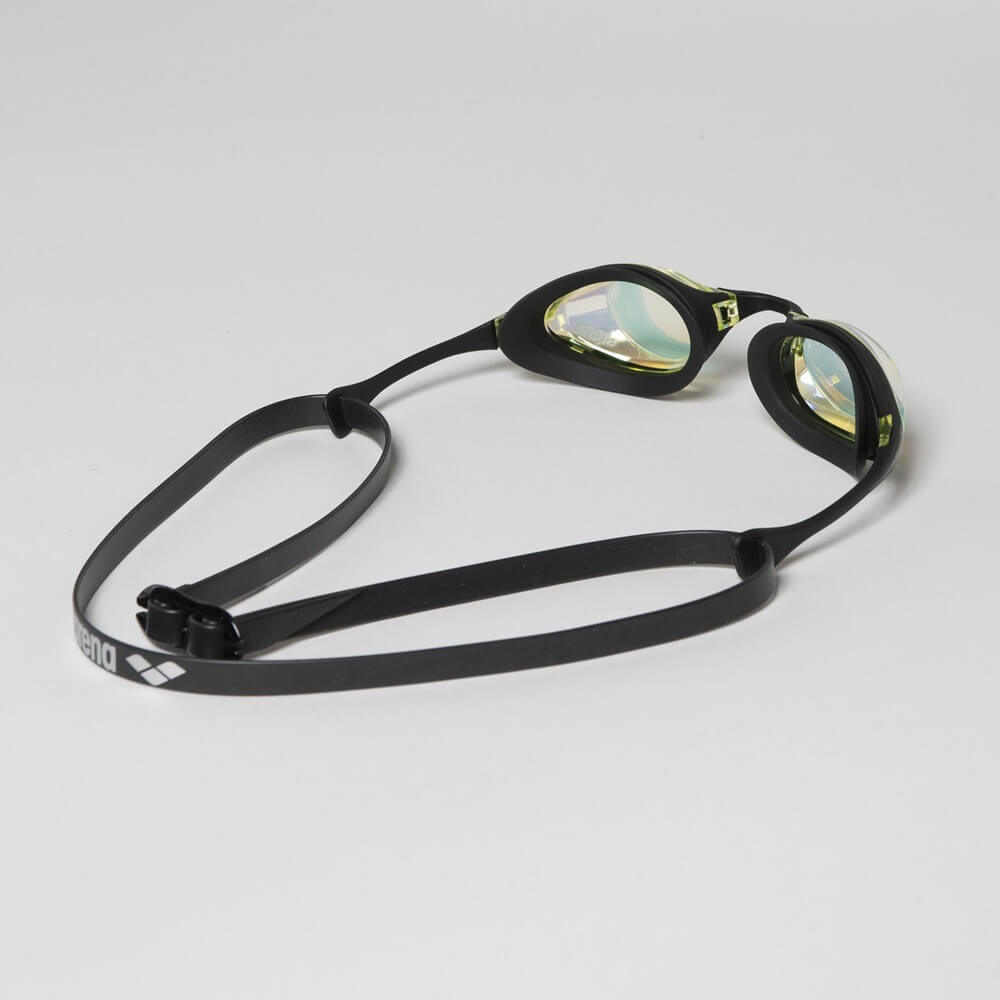 ARENA Cobra Swipe Mirror Racing Yellow Cooper/Black peldbrilles