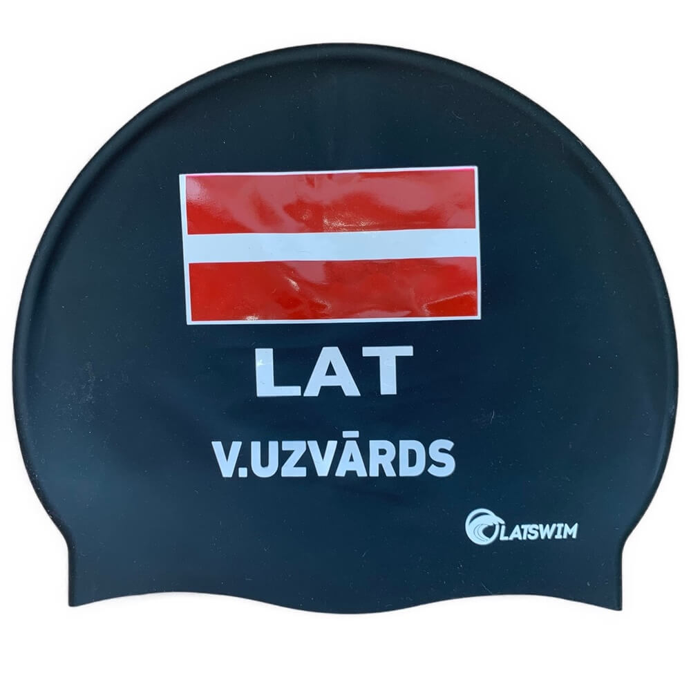 Personalizēta Latvijas peldcepure