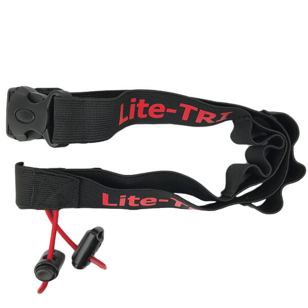 LITE-TRI Triathlon Belt Black/Red triatlona josta