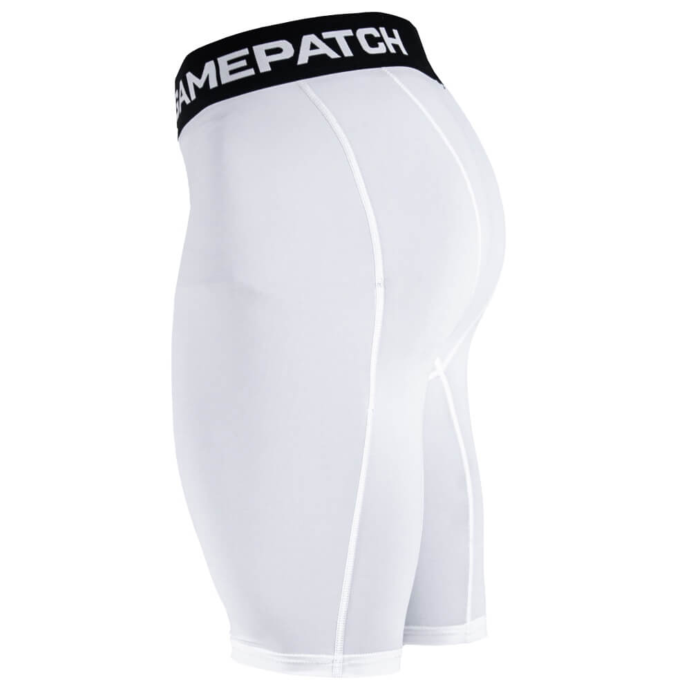 GAMEPATCH White kompresijas šorti
