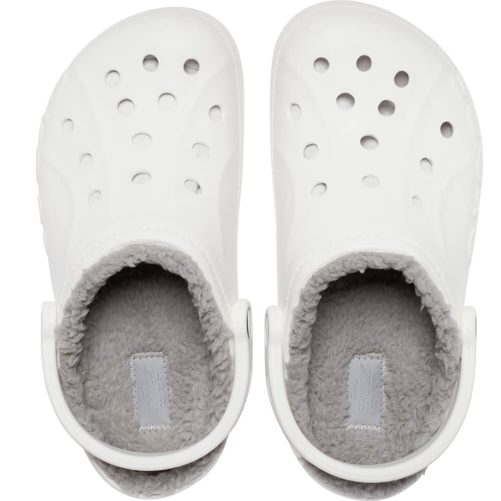 Crocs™ Baya Lined Clog White/Light Grey