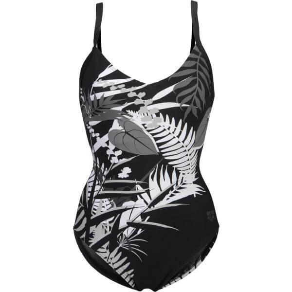 ARENA Lucy Lightcross Black/ Multi sieviešu peldkostīms