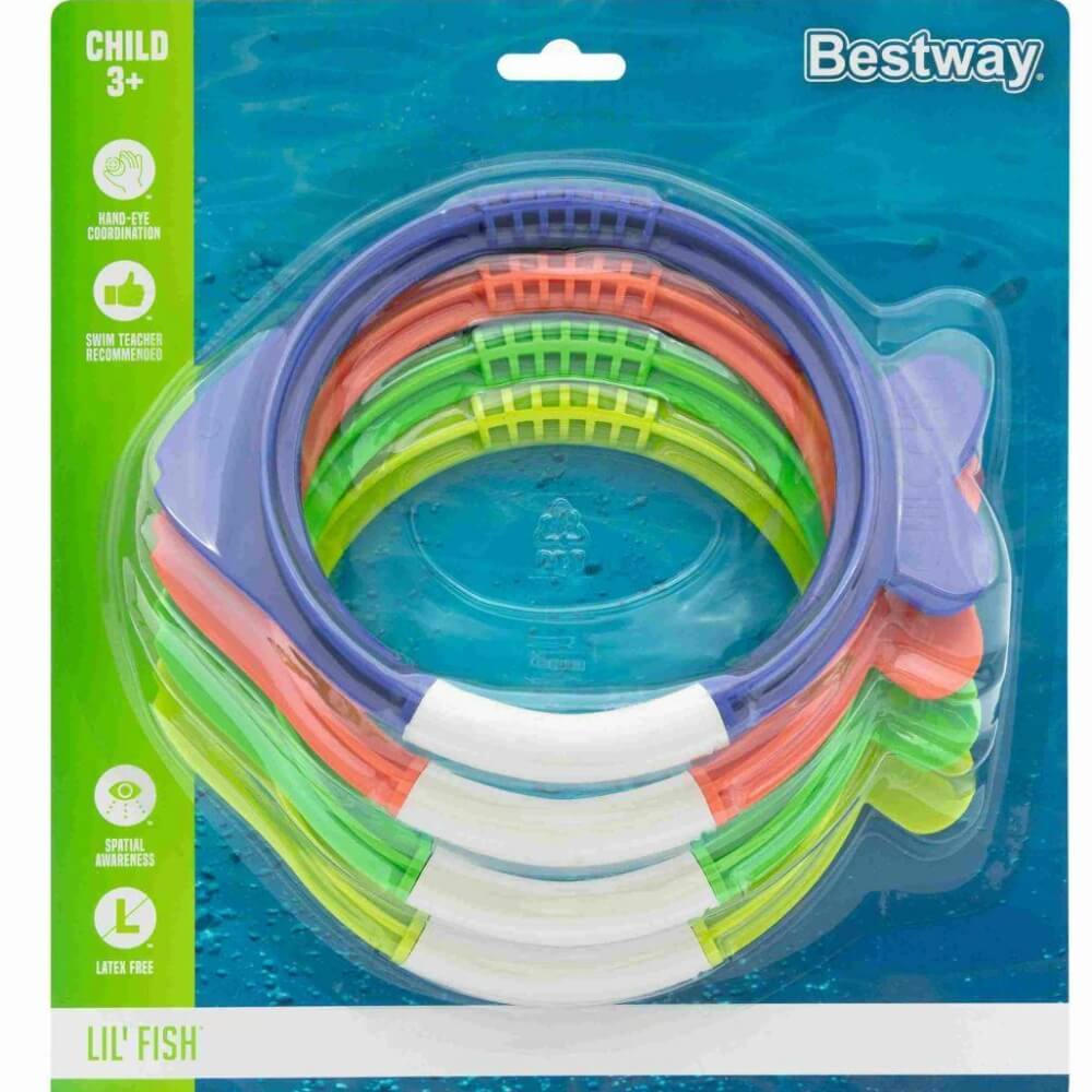 BESTWAY Lil Fish grimstošās rotaļlietas