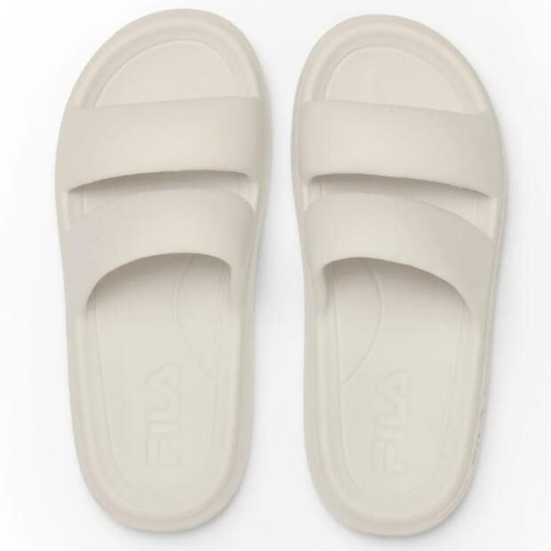FILA Superbubble Oyster Gray sieviešu sliperi