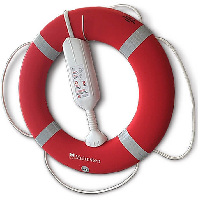 MALMSTEN Life Buoy with Cast Rope glābšanas riņķis
