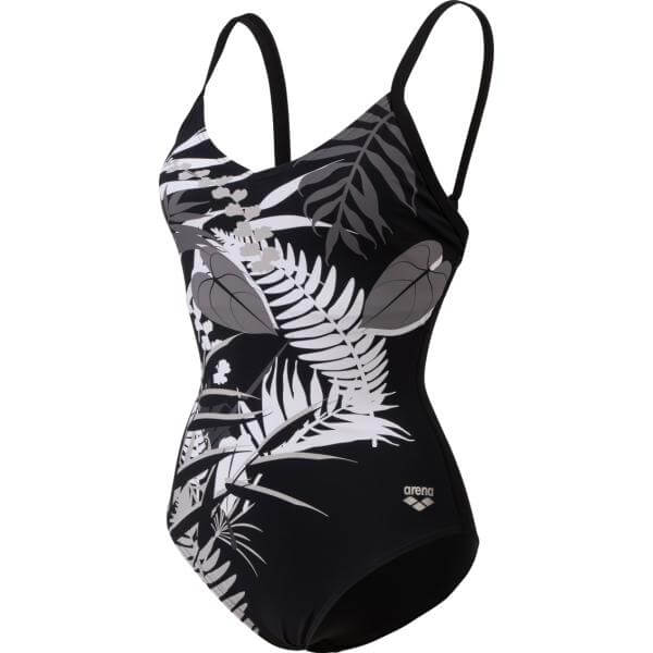 ARENA Lucy Lightcross Black/ Multi sieviešu peldkostīms