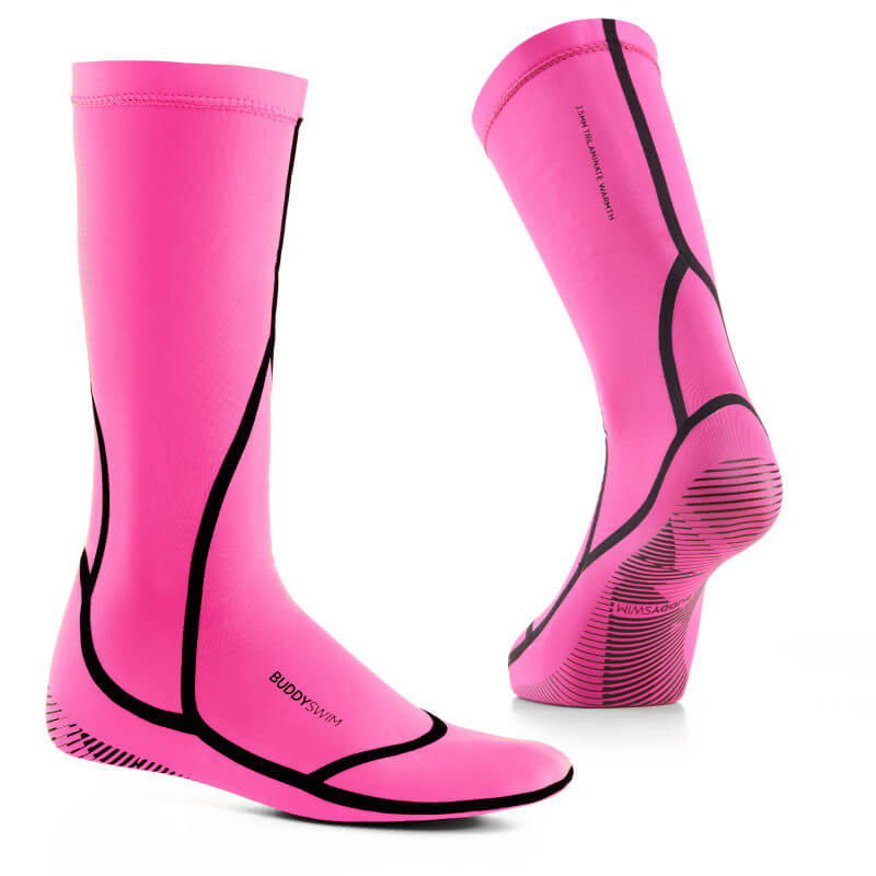 BUDDYSWIM Trilaminate Warmth Pink neoprēna zeķes