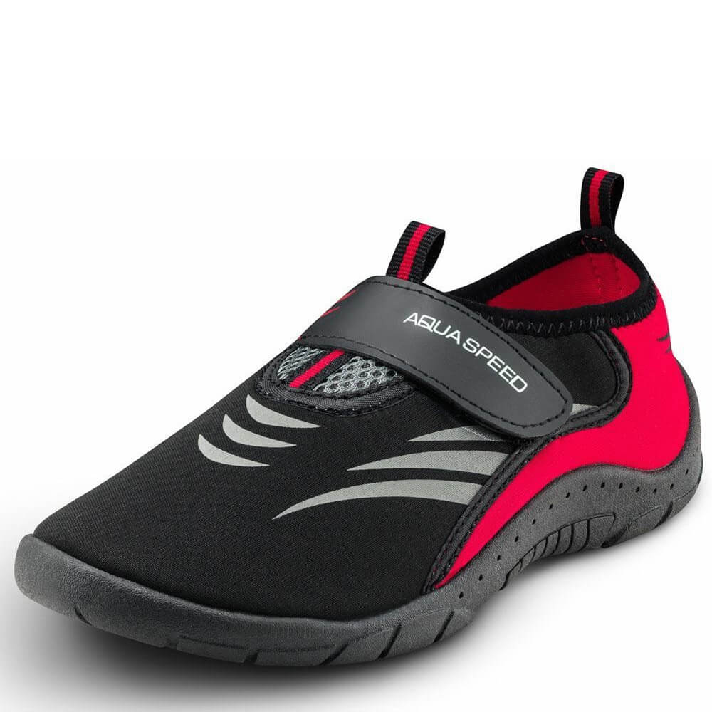 AQUA SPEED Model 27D Black/Red vīriešu ūdens apavi