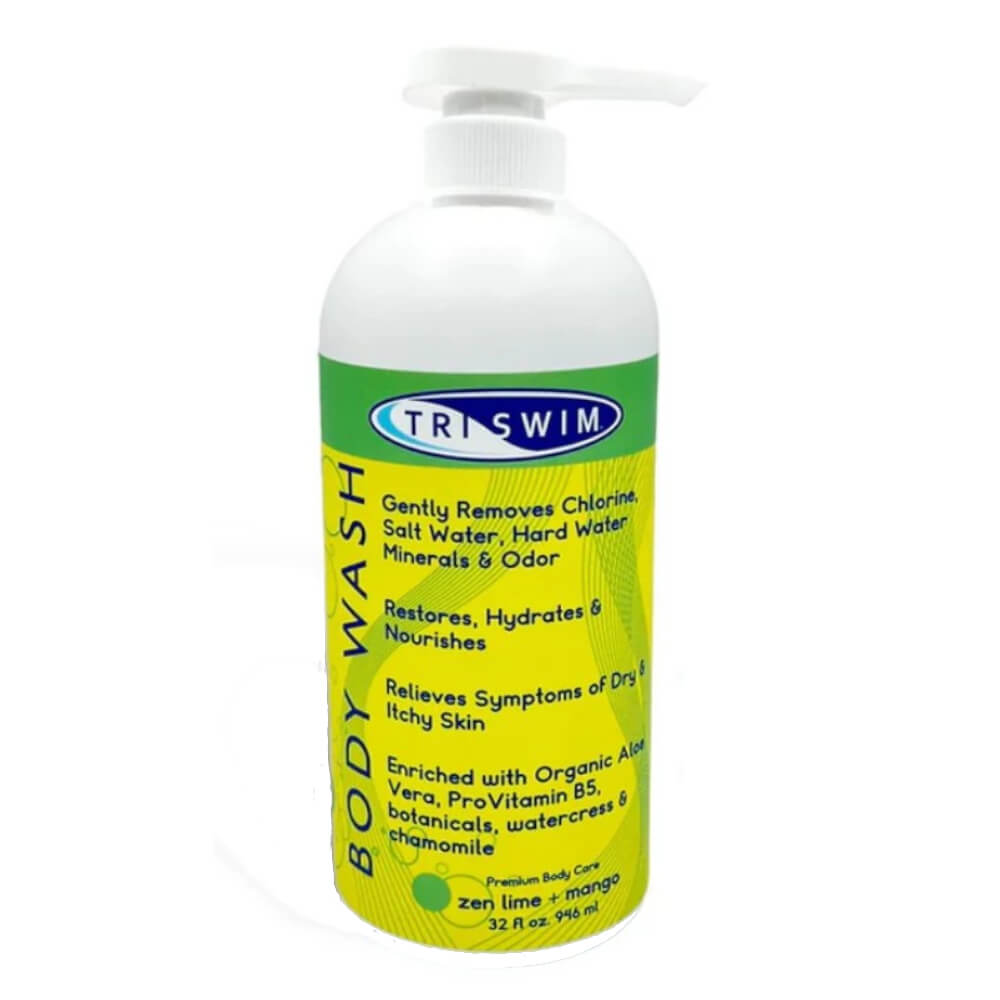 TRISWIM Chlorine Removing Body Wash For Swimmers Lime Mango (946ml) dušas želeja