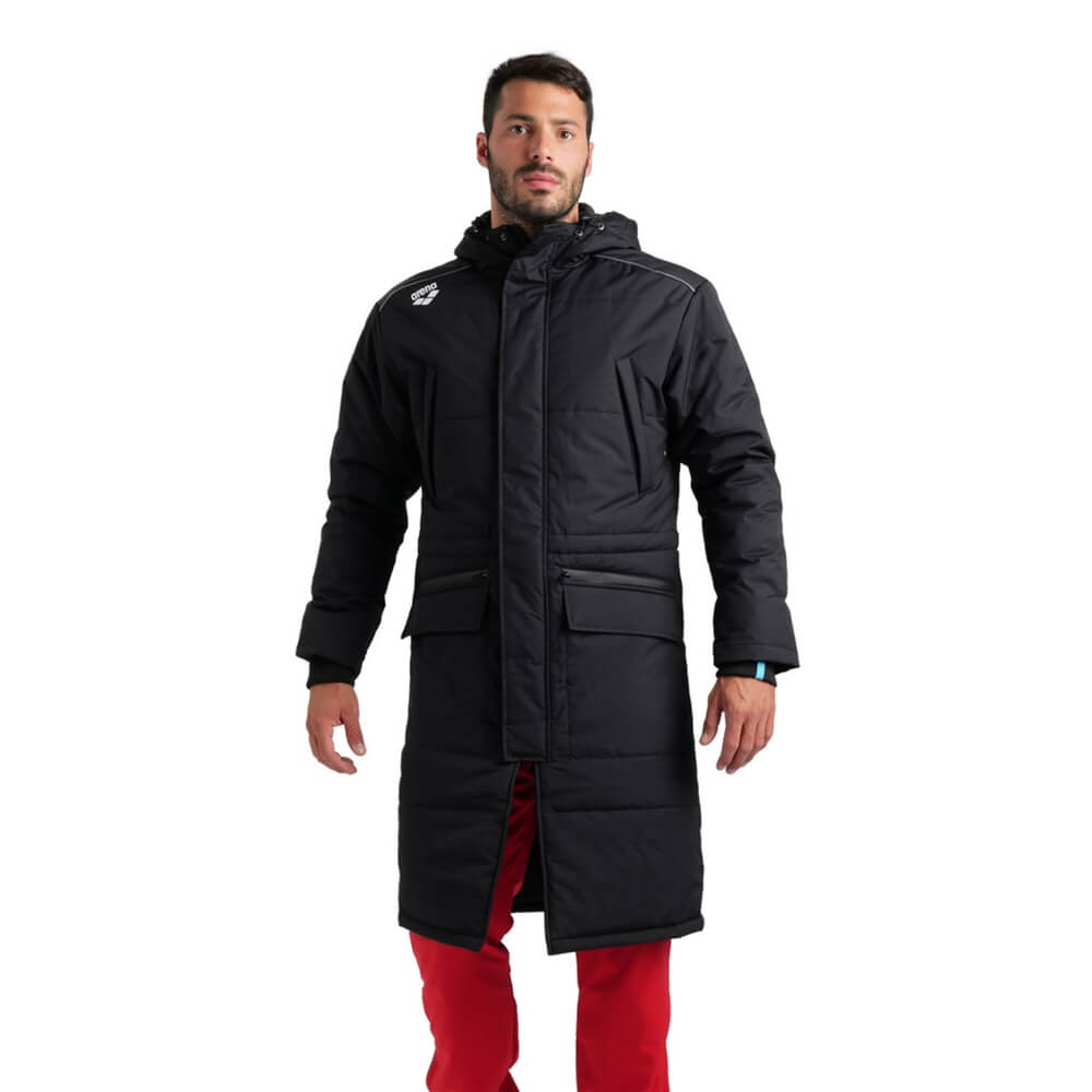 ARENA Team Parka Solid Black