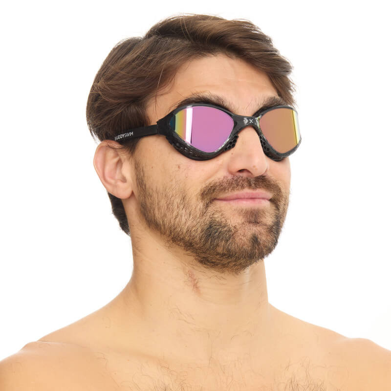 BUDDYSWIM OzeanX Mirror Black/Iridium peldbrilles