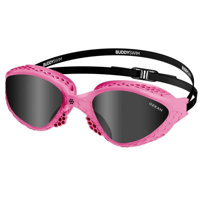 BUDDYSWIM Ozean Pink-Black/Smoke peldbrilles