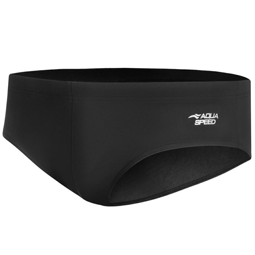 AQUA SPEED Ares Brief Black vīriešu peldbikses