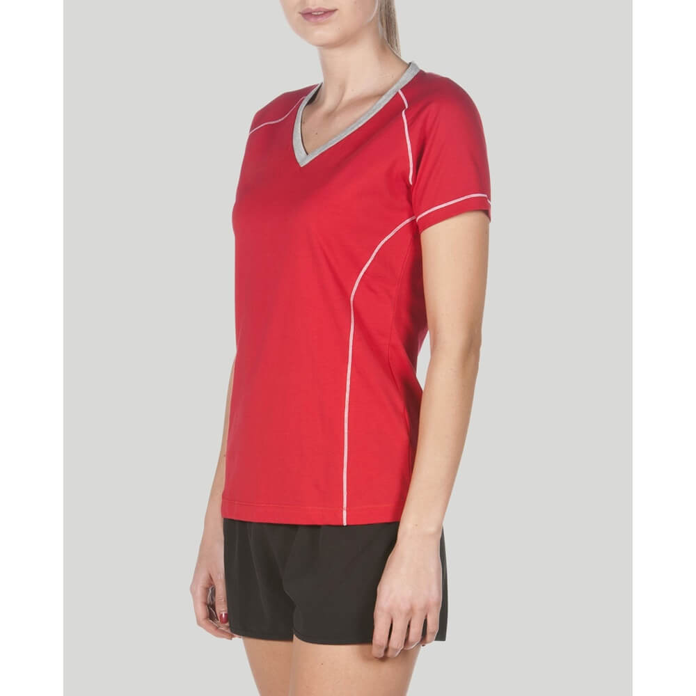 ARENA Team Line S/S Red sieviešu T-krekls