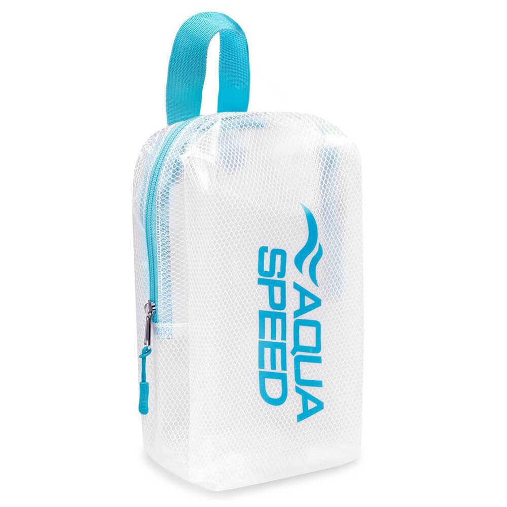 AQUA SPEED Turquoise/Transparent sausā somiņa slapjiem peldēšanas piederumiem