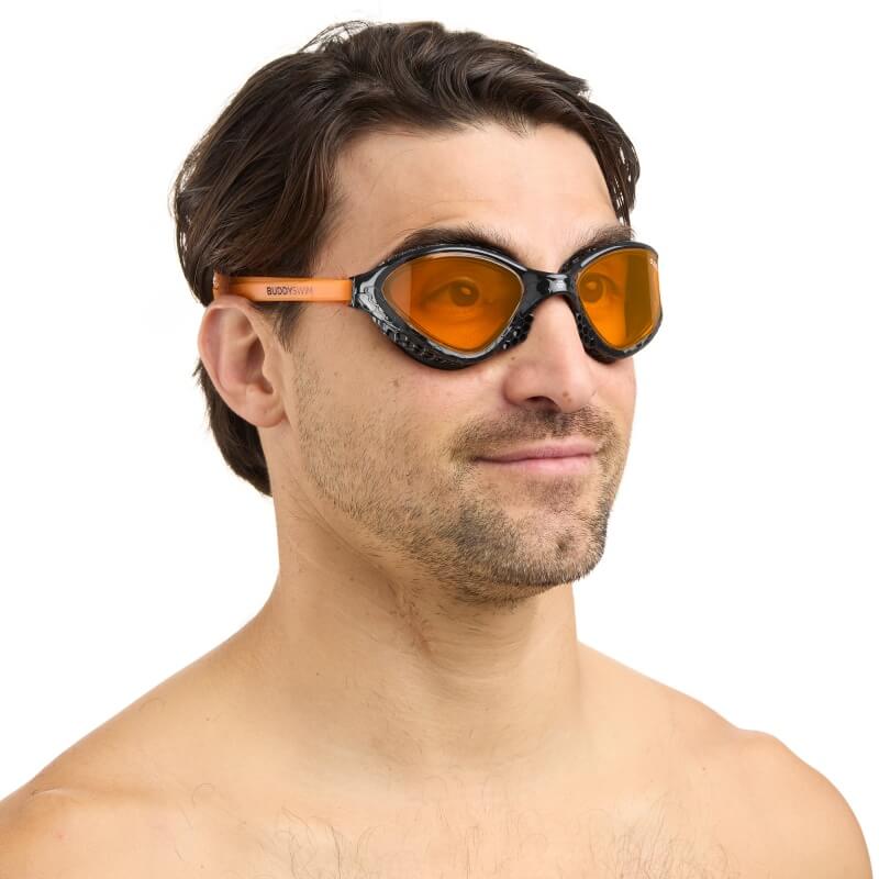 BUDDYSWIM Ozean Swim Goggles Black/Orange