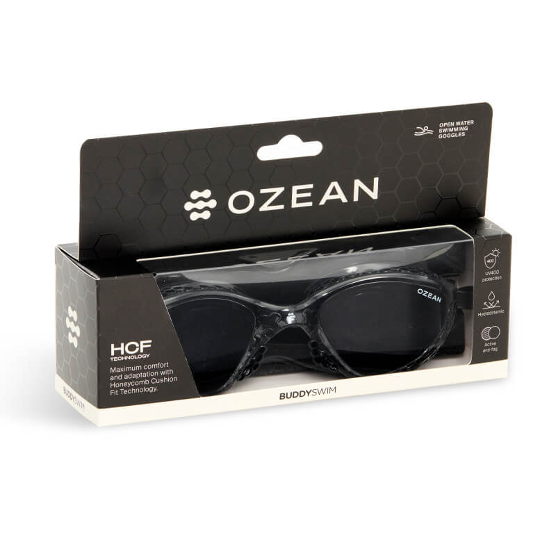 BUDDYSWIM Ozean Swim Goggles Black/Smoke