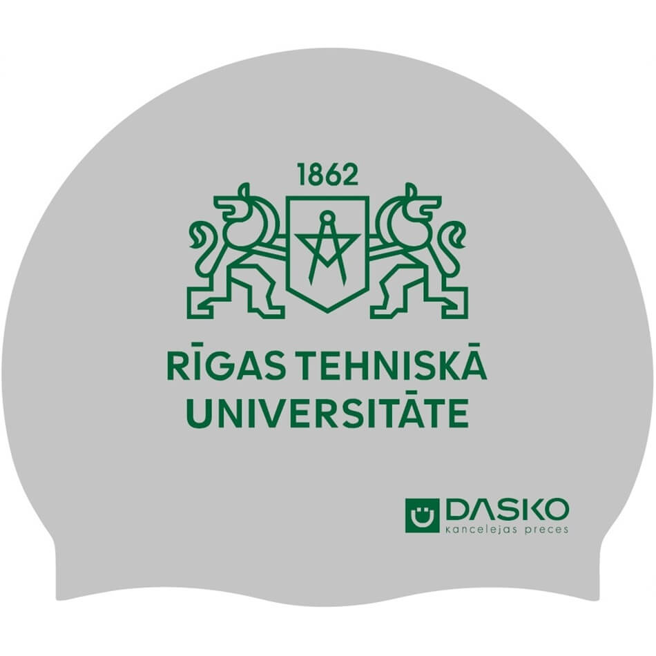 Individuālās apdrukas peldcepure Rīgas Tehniskā Universitāte #50