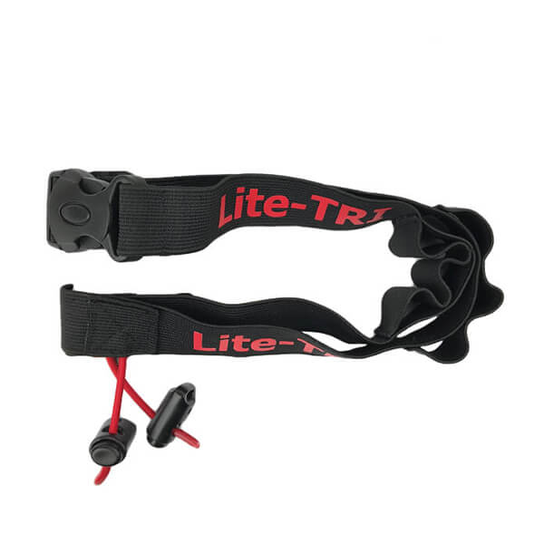 LITE-TRI Triathlon Belt Black/Red triatlona josta