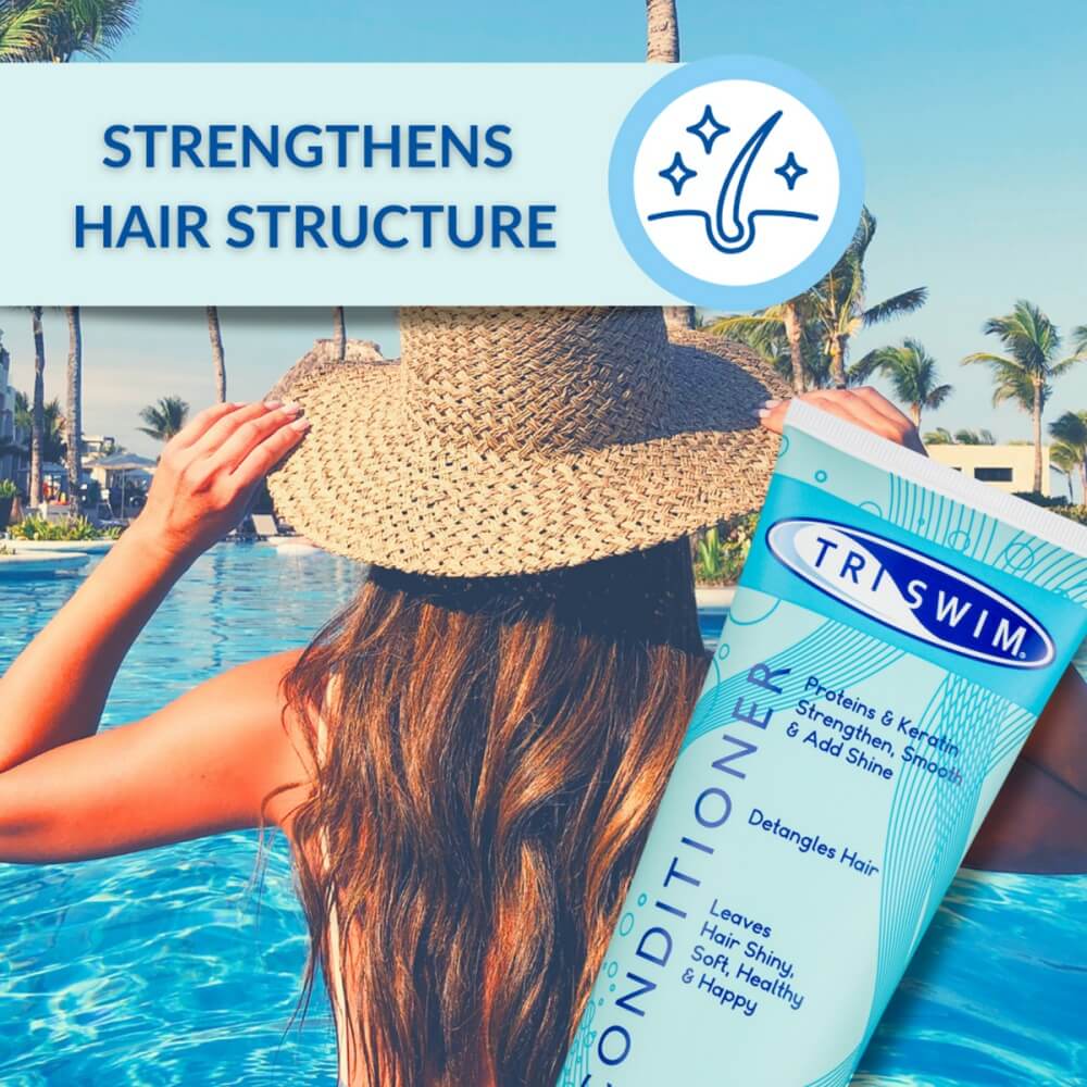 TRISWIM Regenerating Hair Conditioner For Swimmers Pineapple & Mango (251ml) kondicionieris