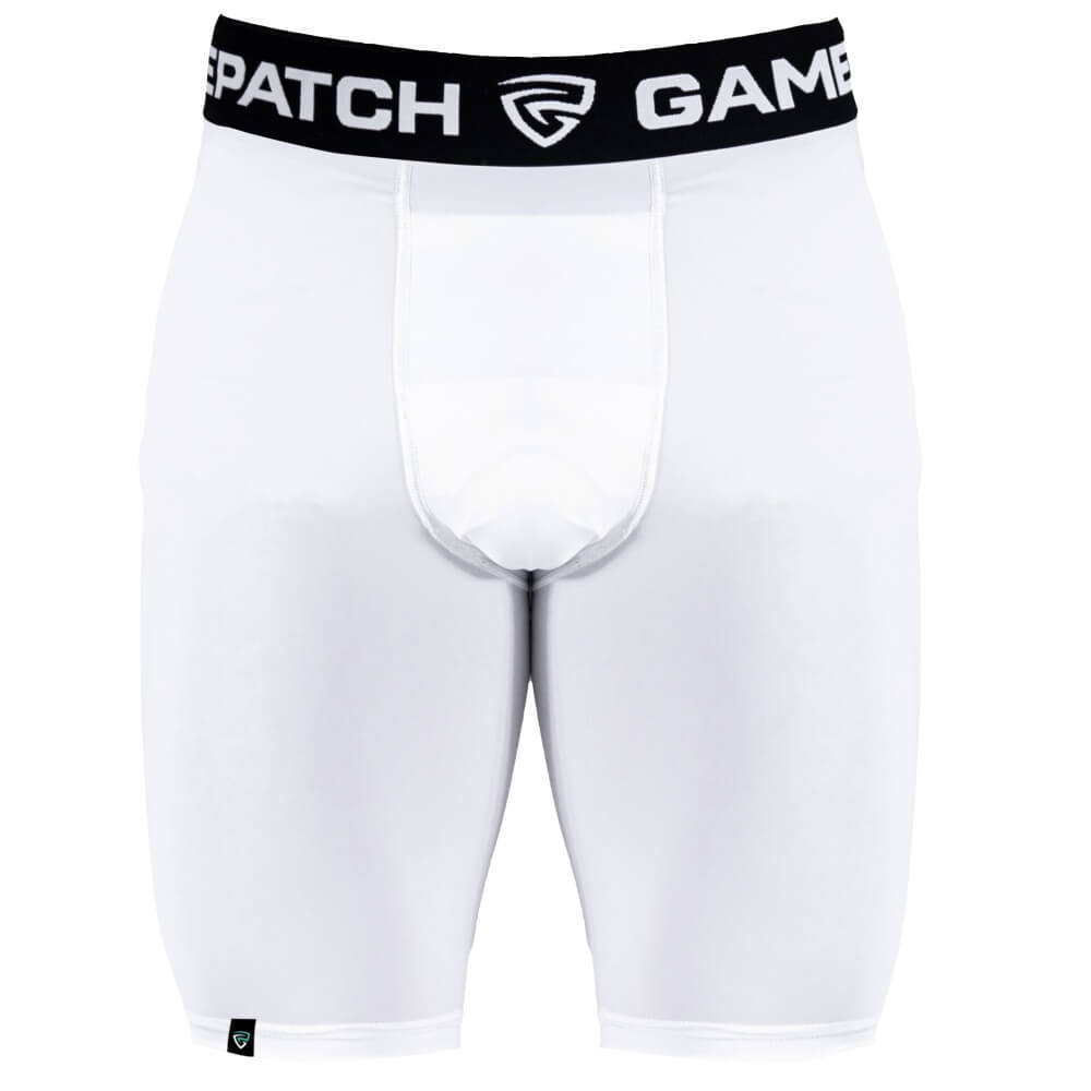 GAMEPATCH White kompresijas šorti