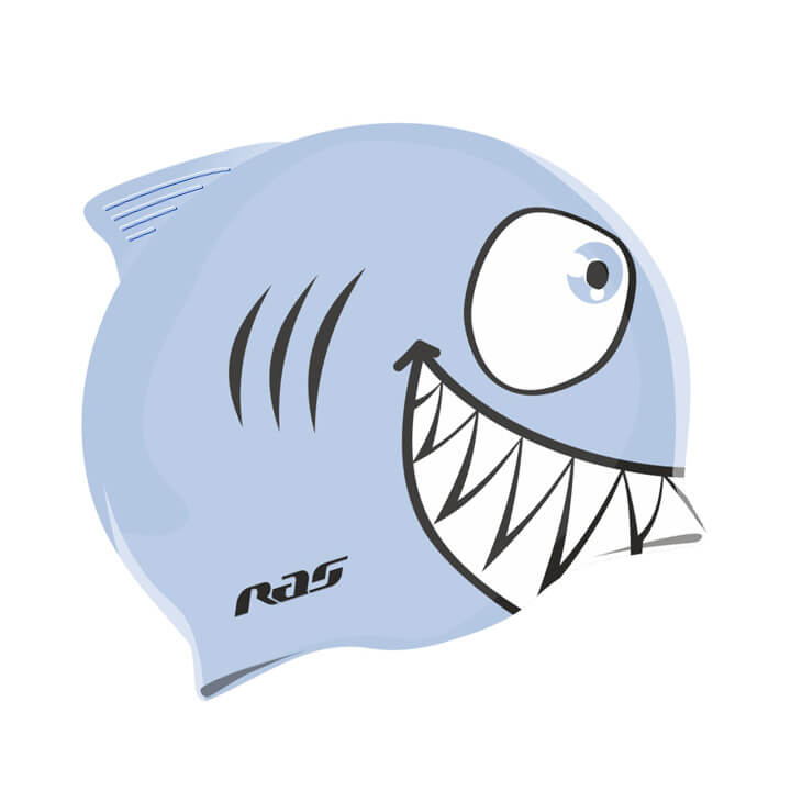 RAS Shark Kid's Silicone peldcepure
