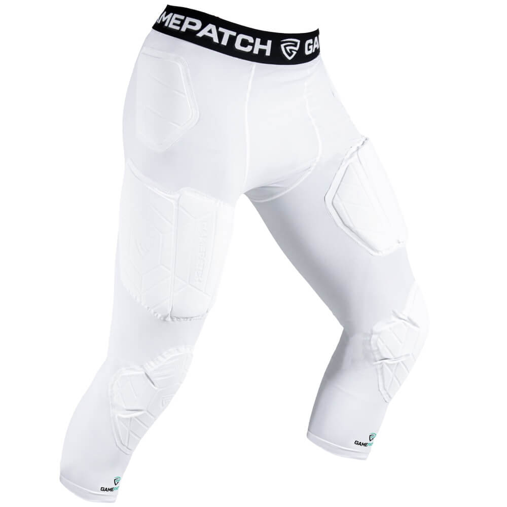 GAMEPATCH White 3/4 bikses ar polsterējumu