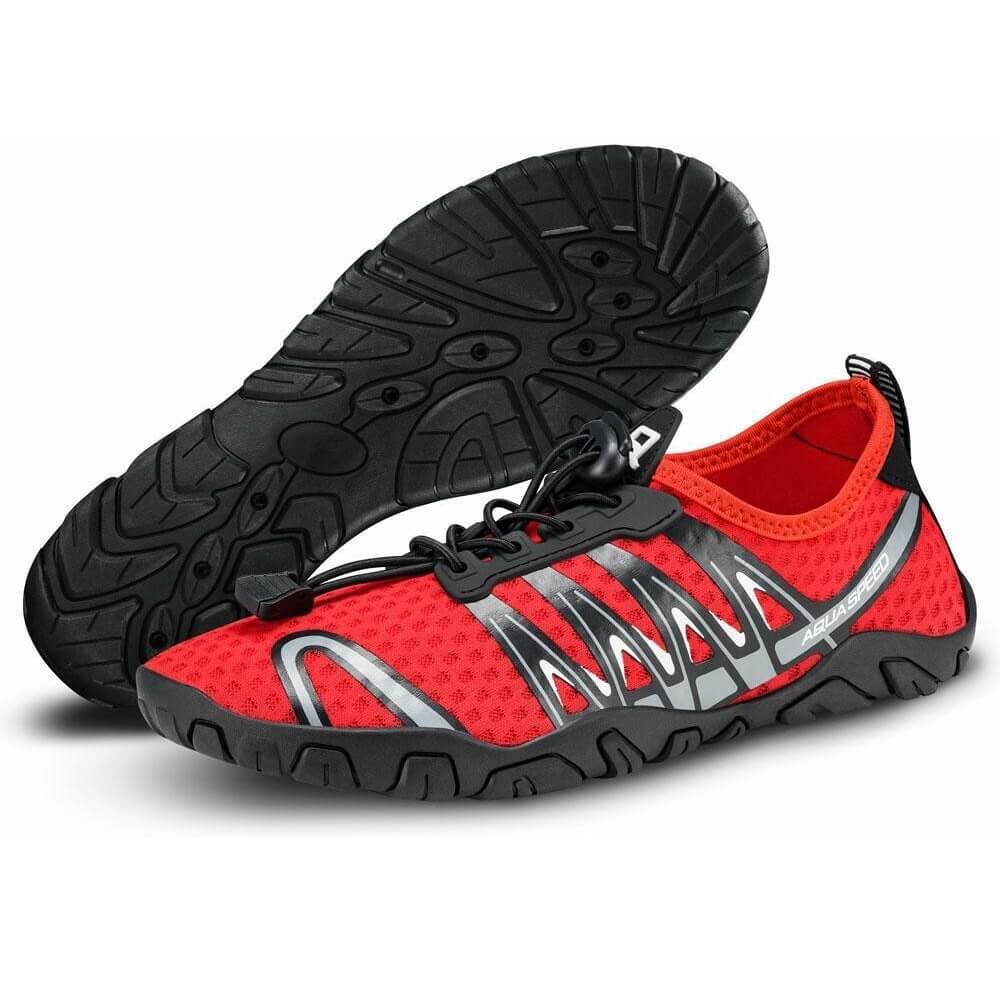 AQUA SPEED Gekko Red/Grey ūdens apavi