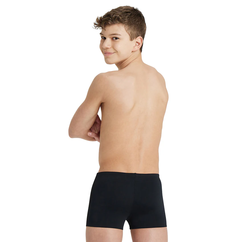 ARENA Team Swim Short Solid Black White zēnu bokseršorti
